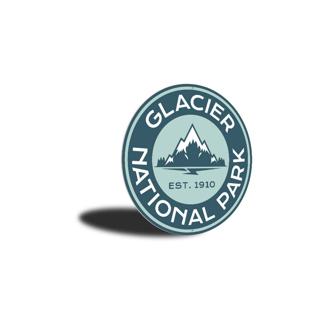 Glacier National Park Sign Aluminum Sign