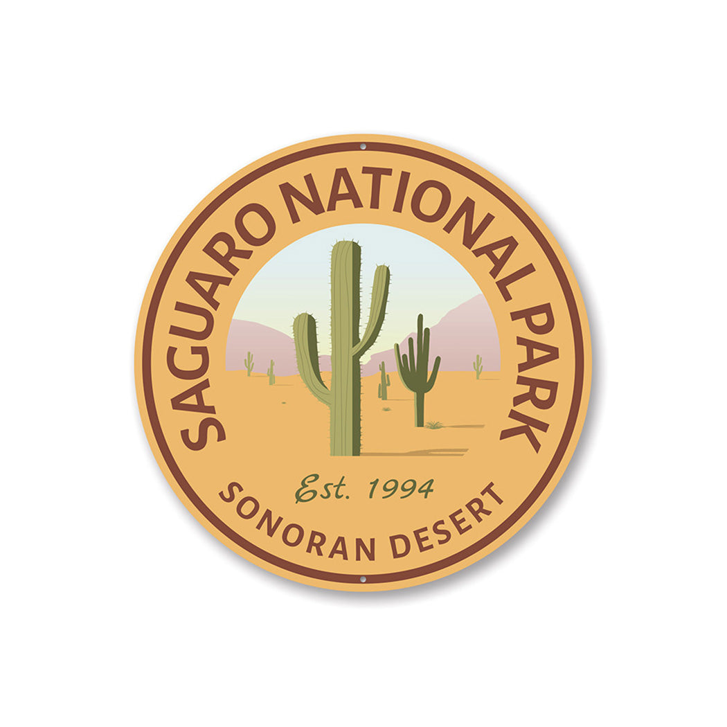 Saguaro Sign Aluminum Sign