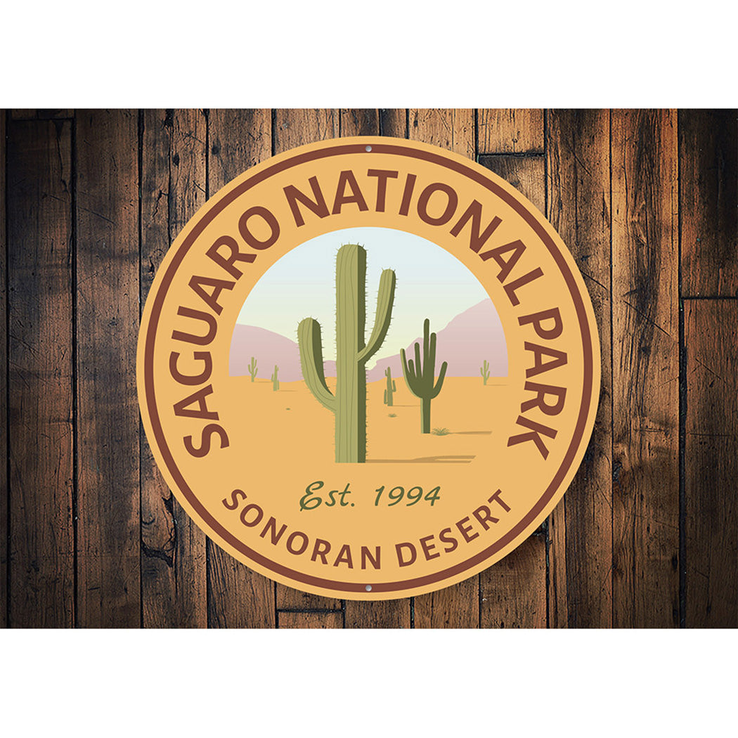 Saguaro Sign Aluminum Sign