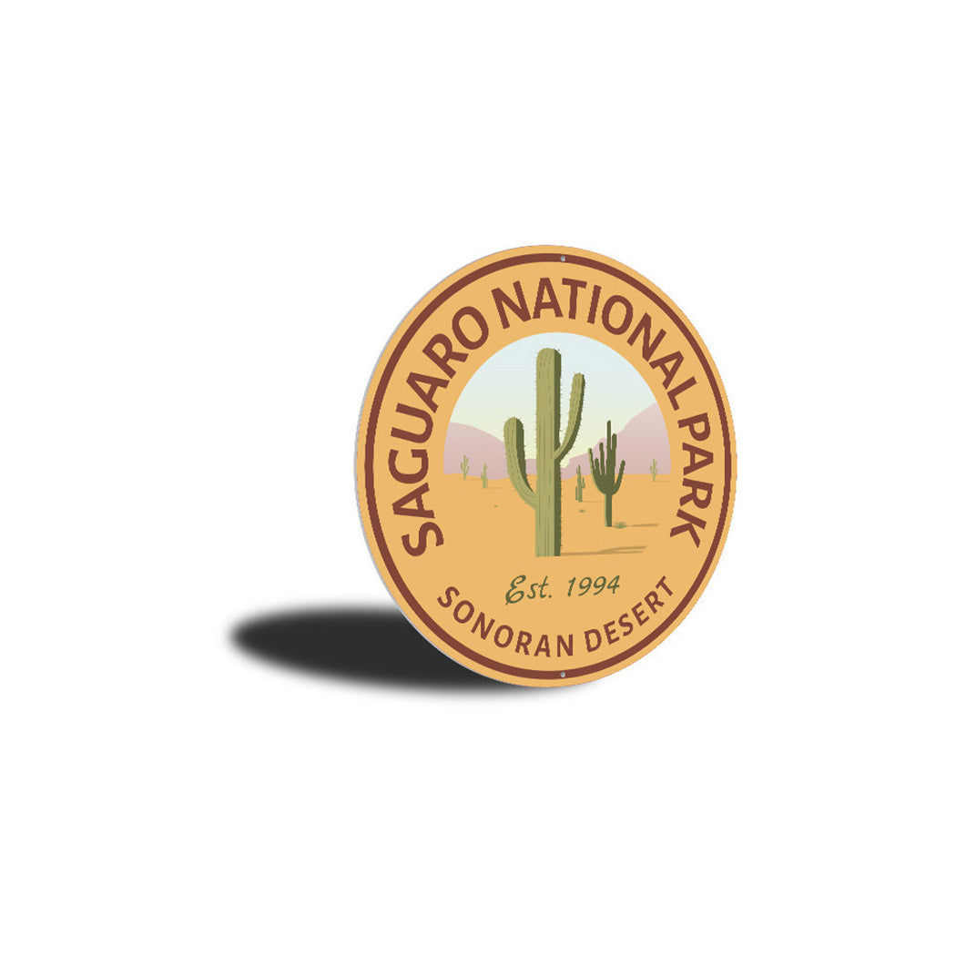 Saguaro Sign Aluminum Sign