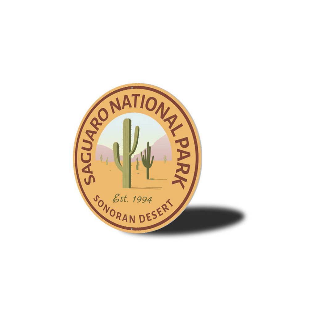 Saguaro Metal Sign