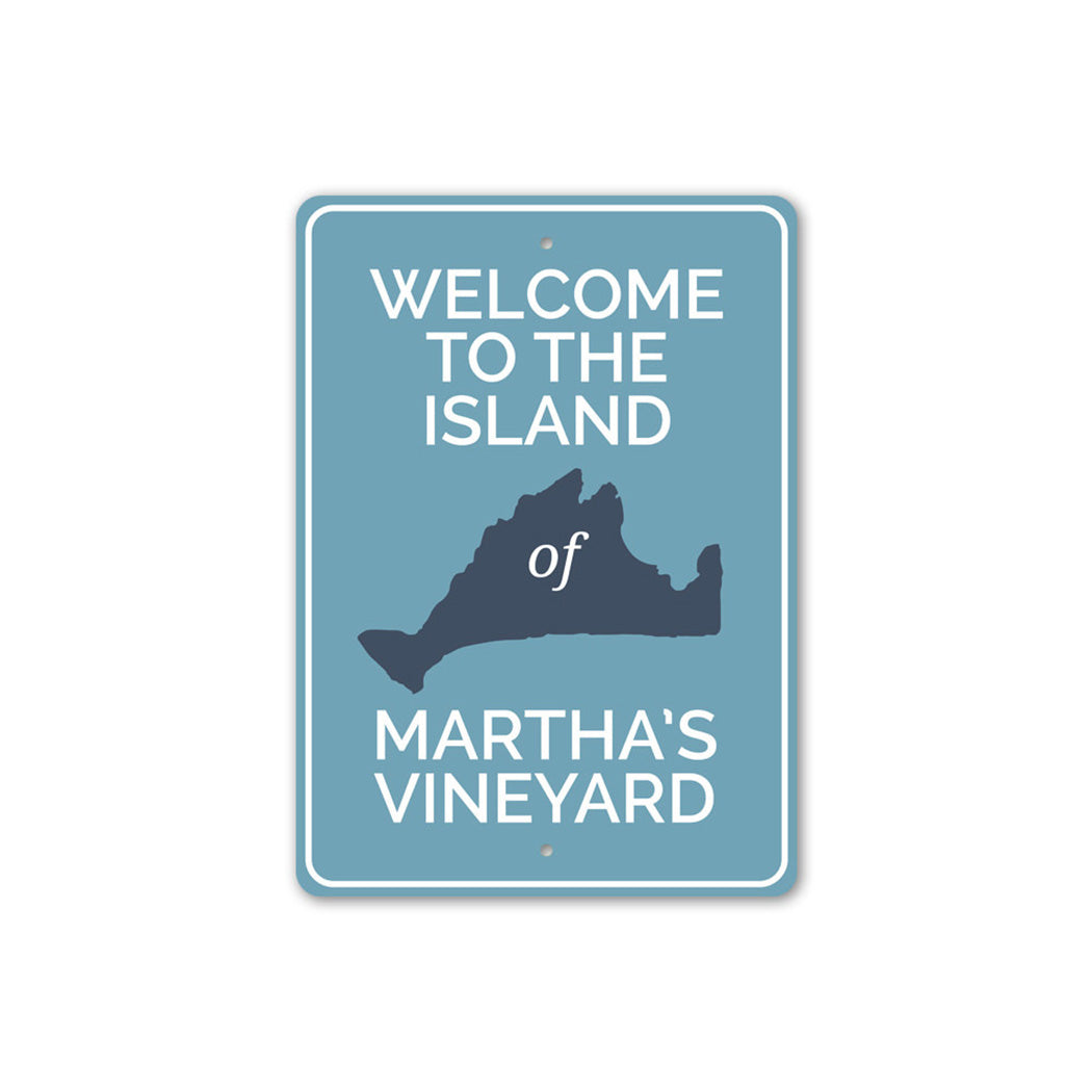 Marthas Vineyard Island Sign