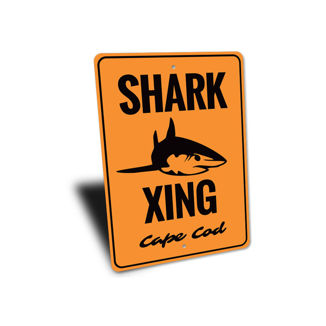 Cape Cod Shark Crossing Sign