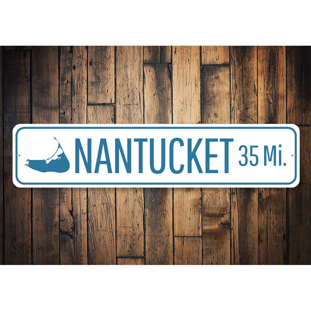 Nantucket Mileage Sign