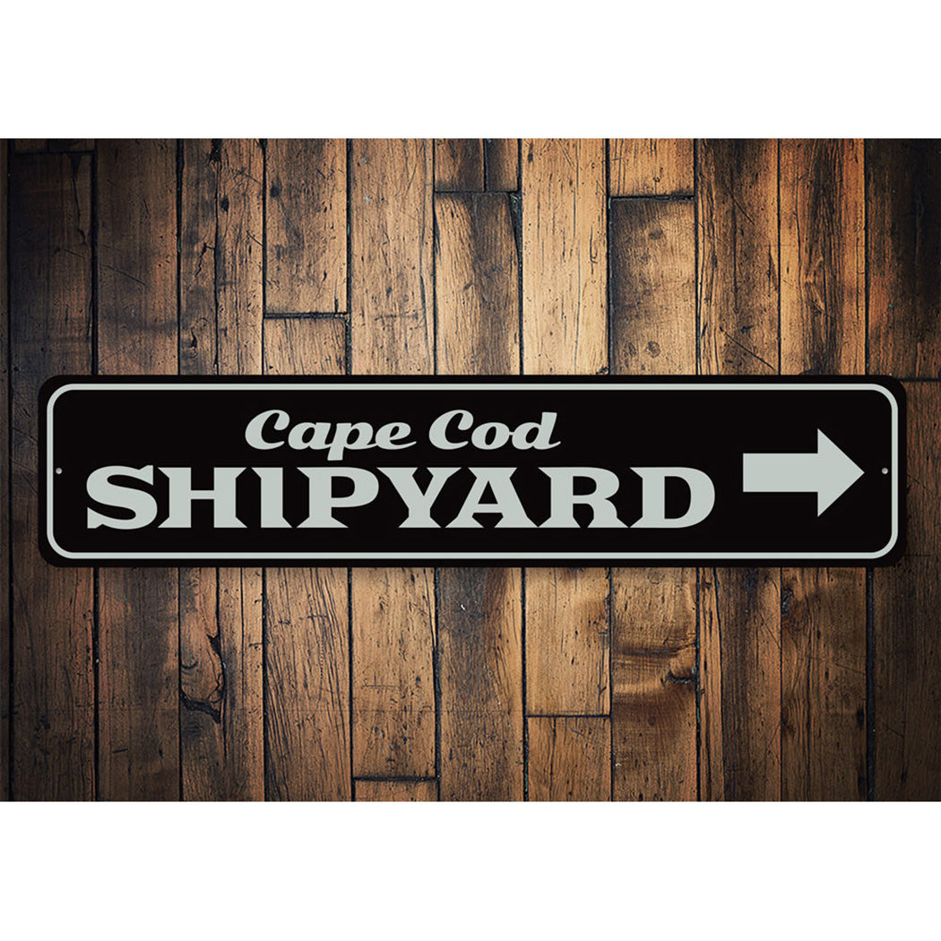 Cape Cod Shipyard Sign