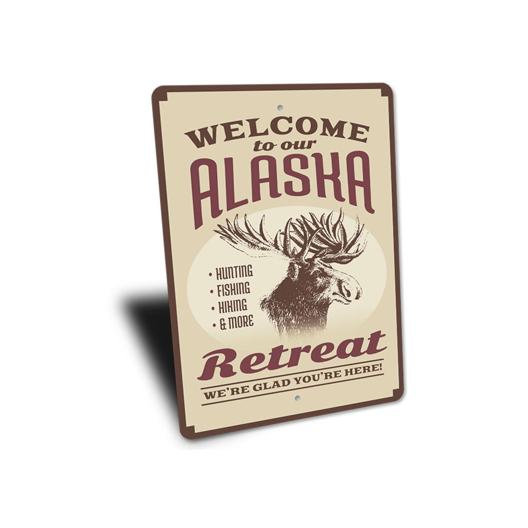 Alaska Retreat Sign