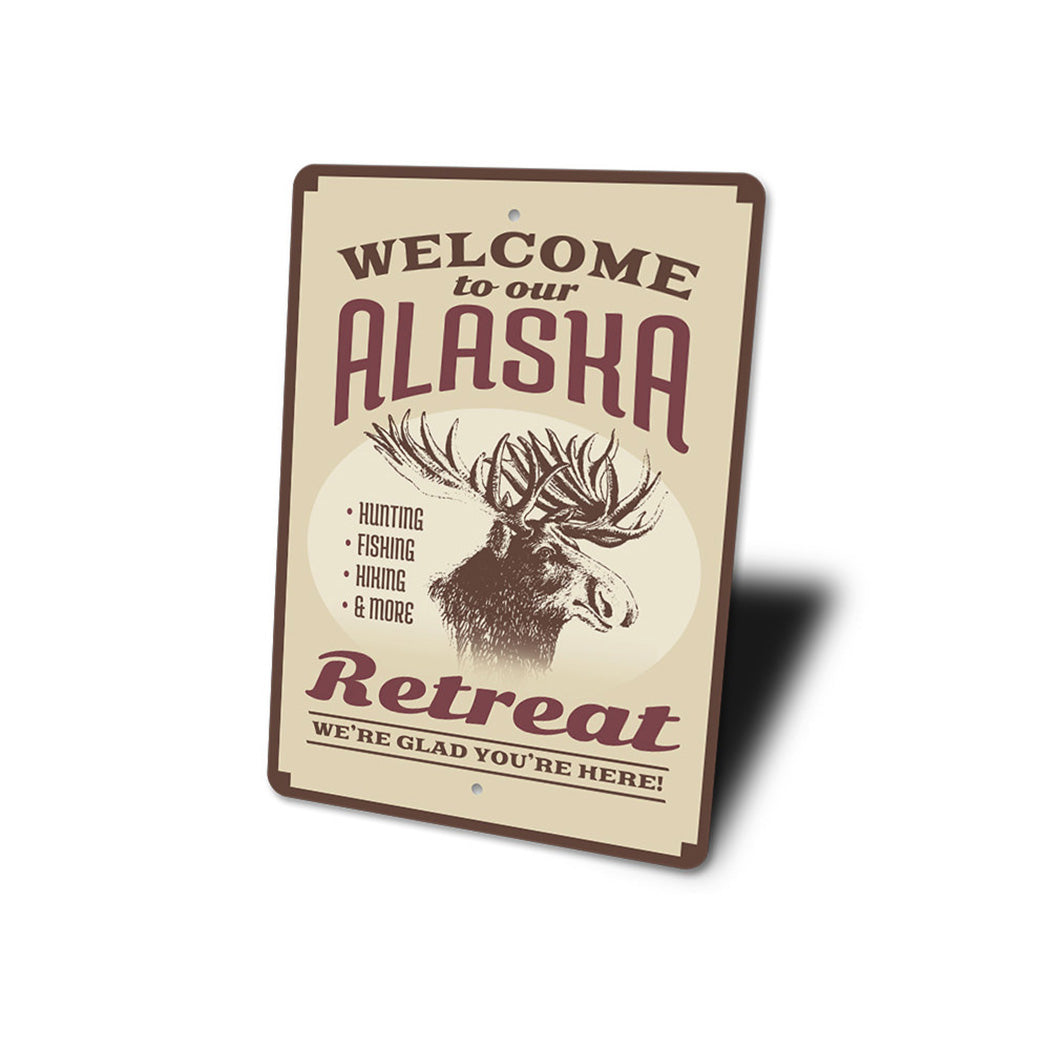 Alaska Retreat Sign