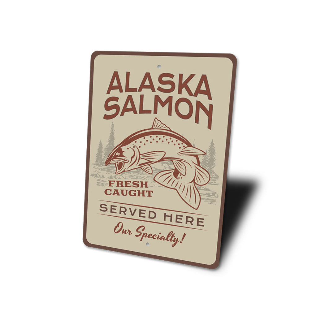 Alaska Salmon Sign