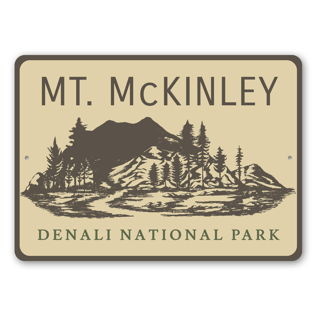 Mount McKinley Sign