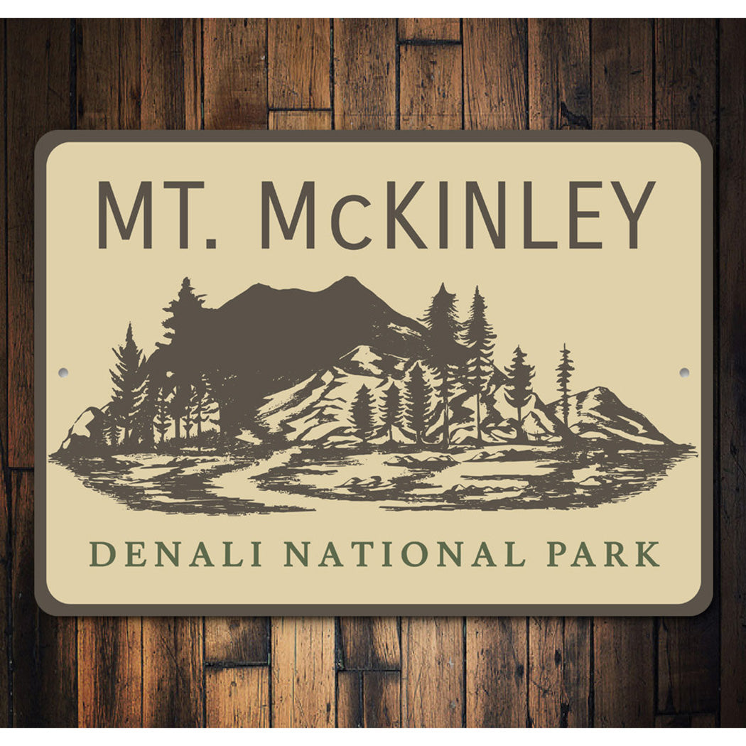 Mount McKinley Sign