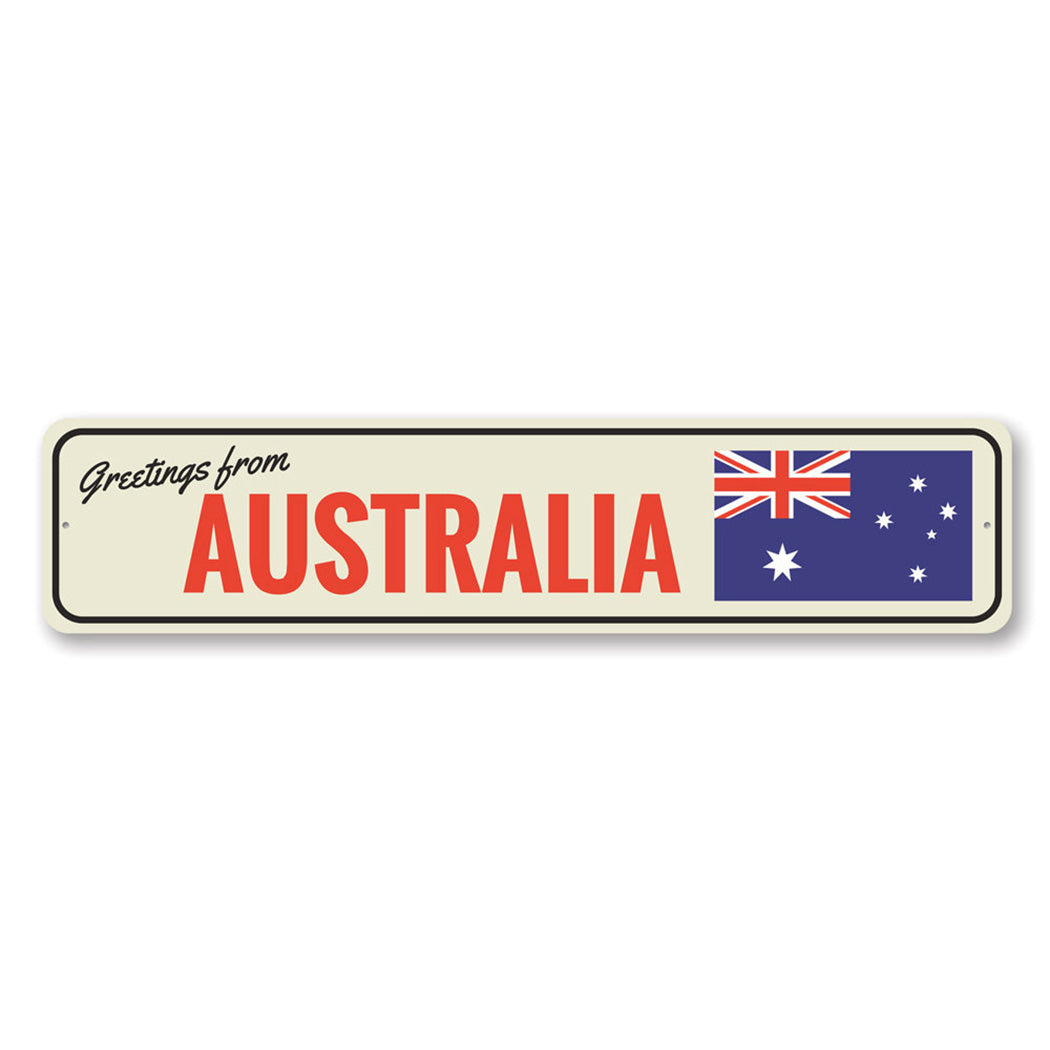 Australian Metal Sign