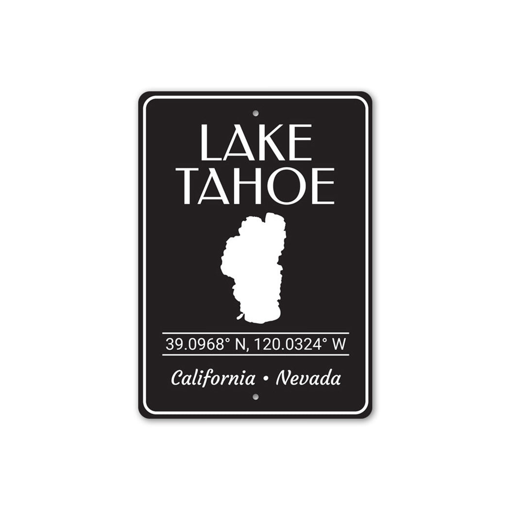 Lake Tahoe Location Sign