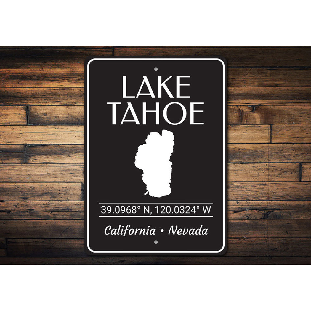 Lake Tahoe Location Sign