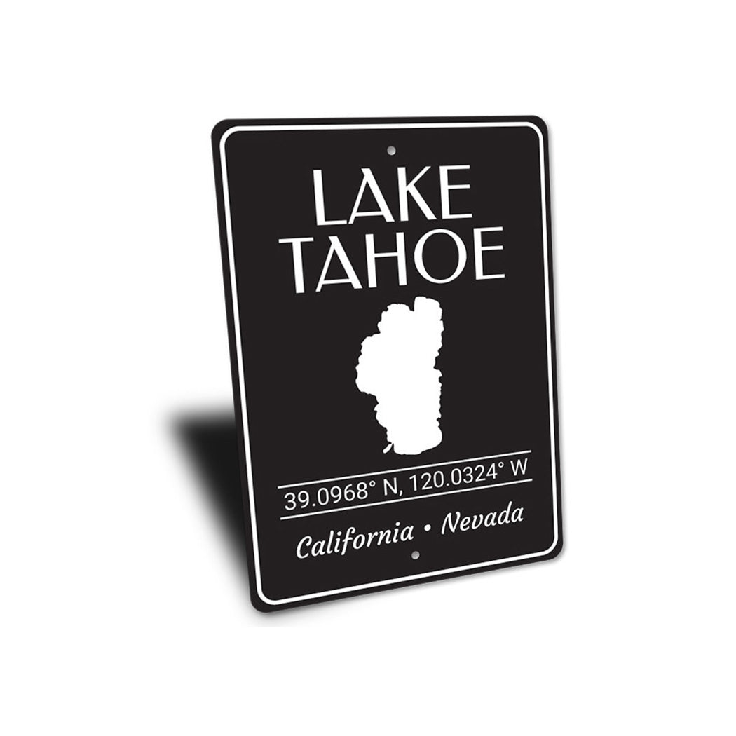 Lake Tahoe Location Sign