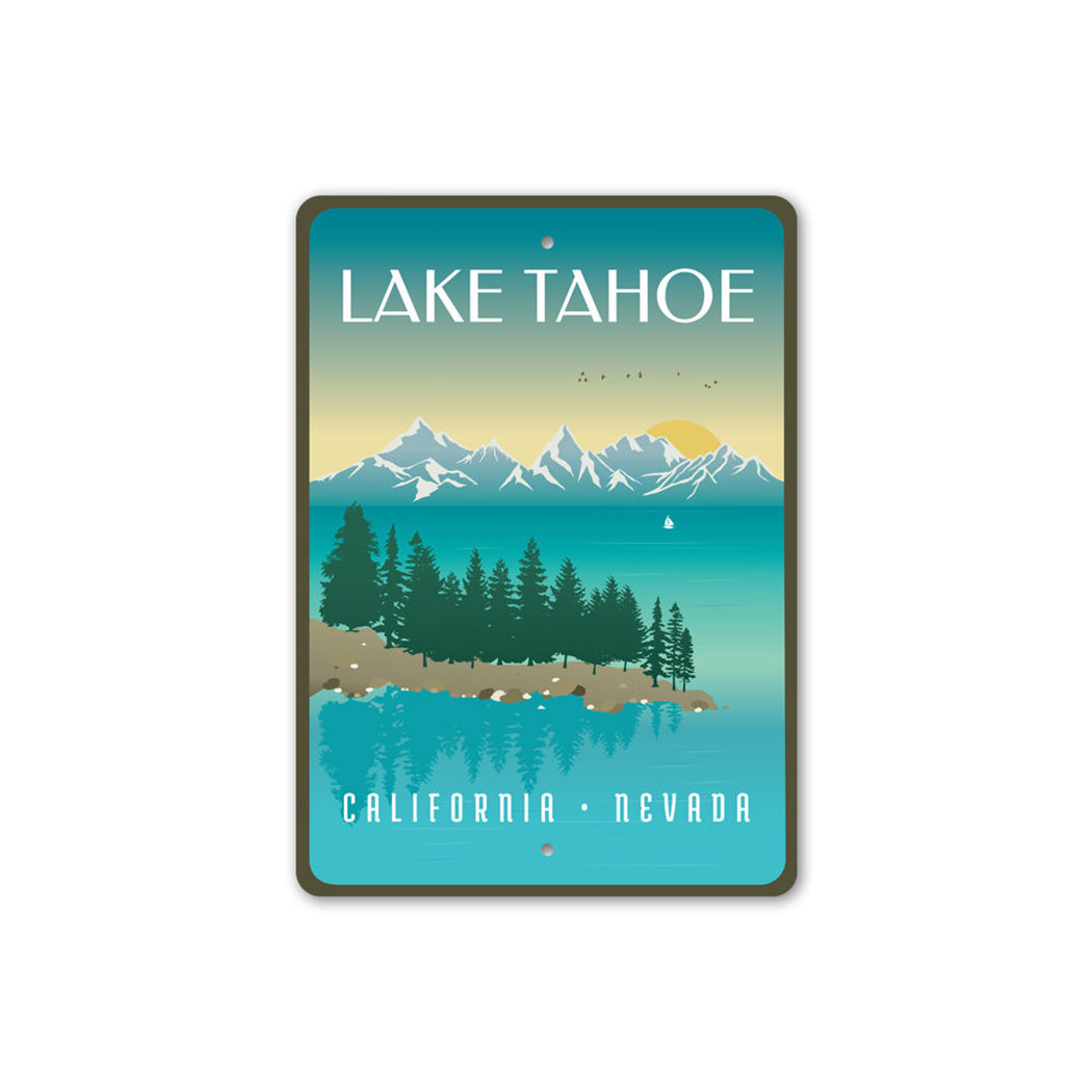 Lake Tahoe Lakehouse Sign