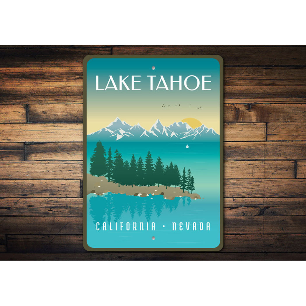 Lake Tahoe Lakehouse Sign