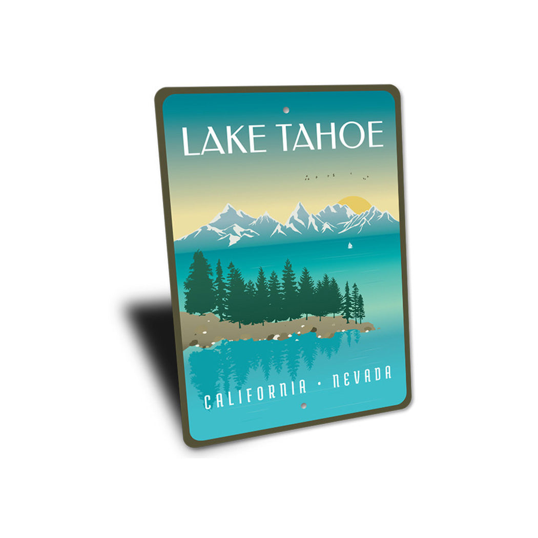 Lake Tahoe Lakehouse Sign