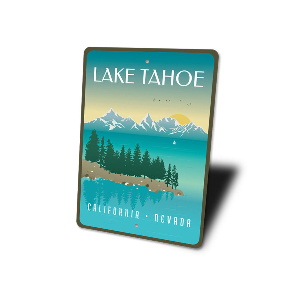 Lake Tahoe Lakehouse Sign