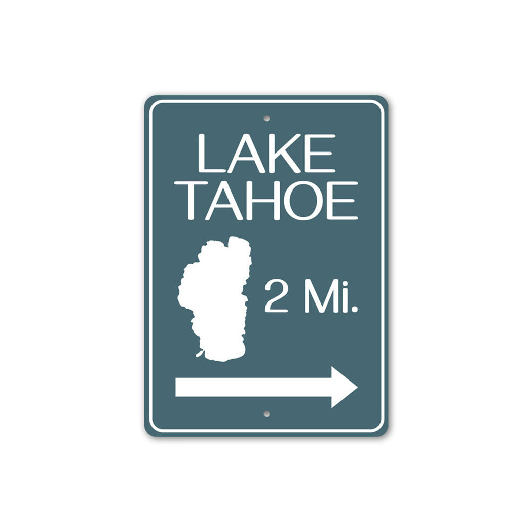 Lake Tahoe Mileage Sign