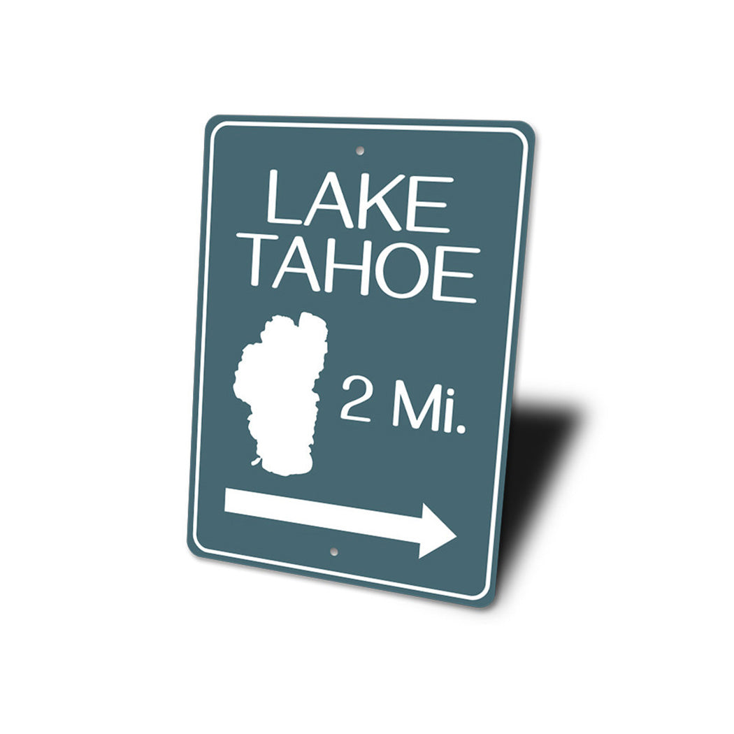 Lake Tahoe Mileage Sign