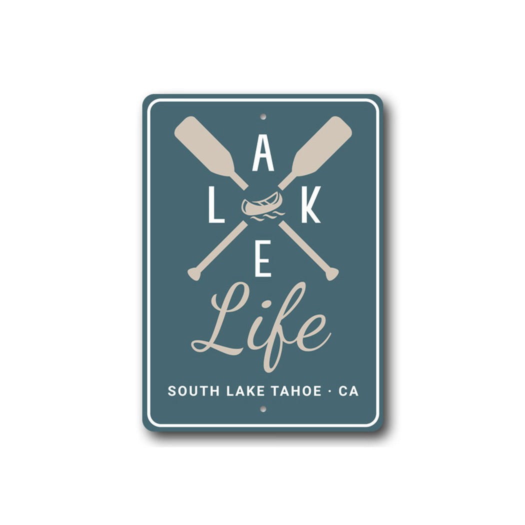 Lake Life Sign