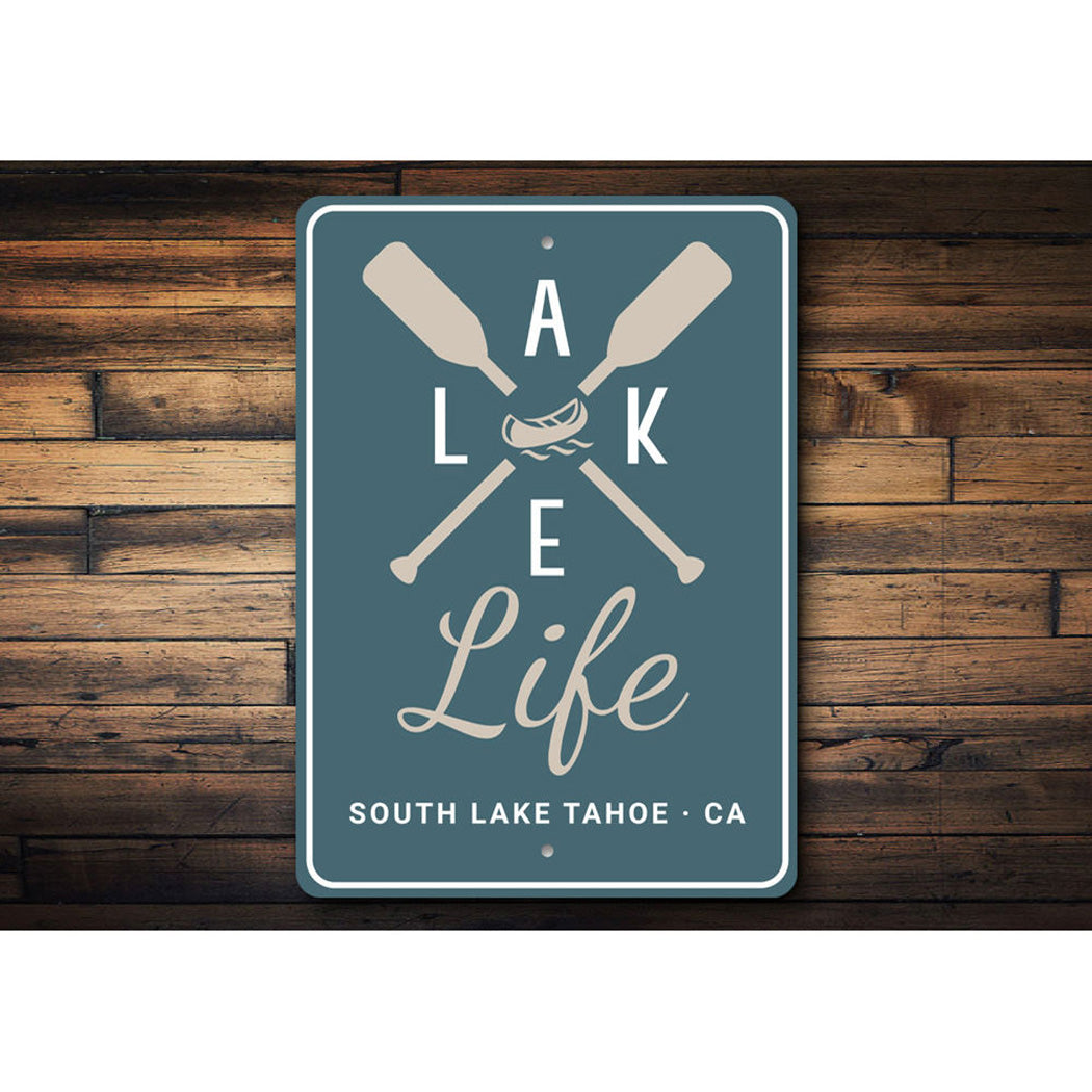 Lake Life Sign