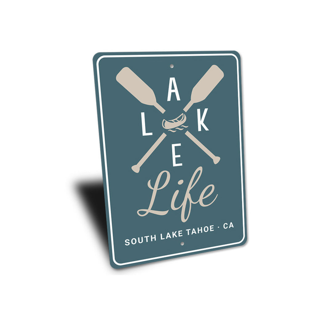 Lake Life Sign