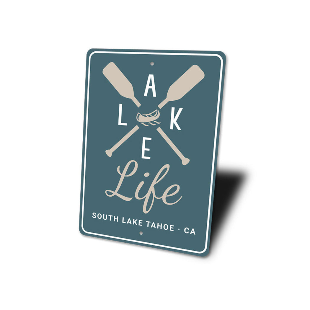 Lake Life Sign
