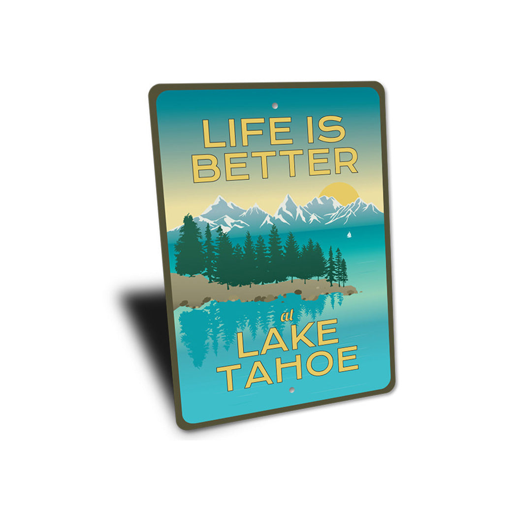 Lake Tahoe Views Sign