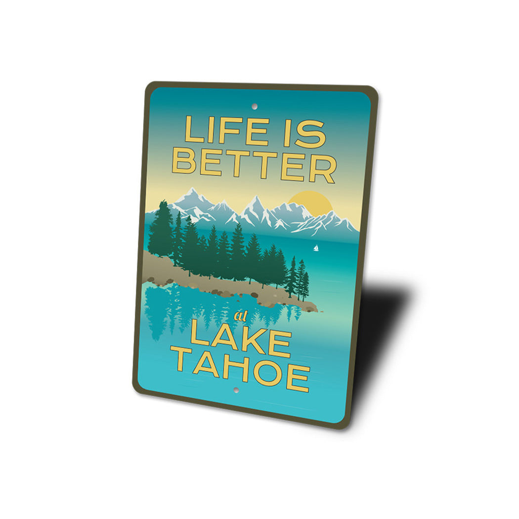 Lake Tahoe Views Sign