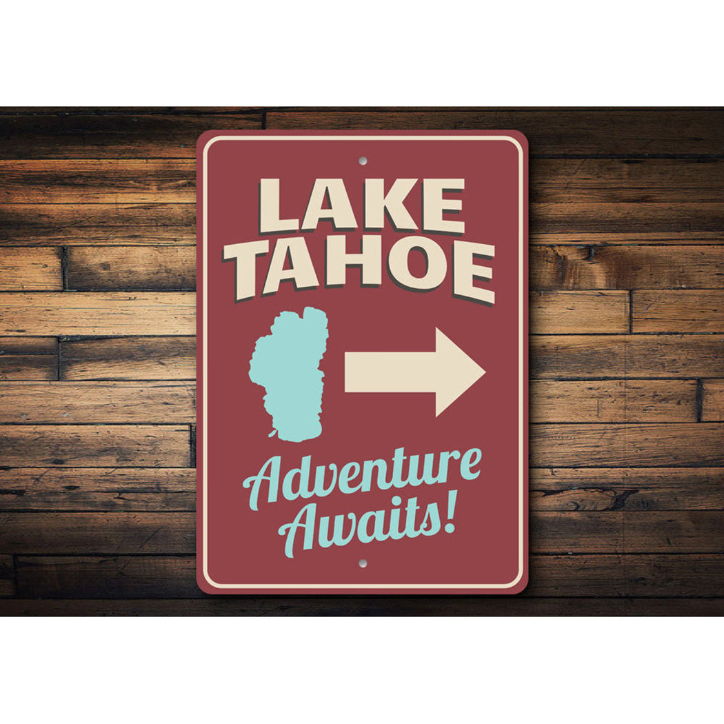 Lake Tahoe Arrow Sign