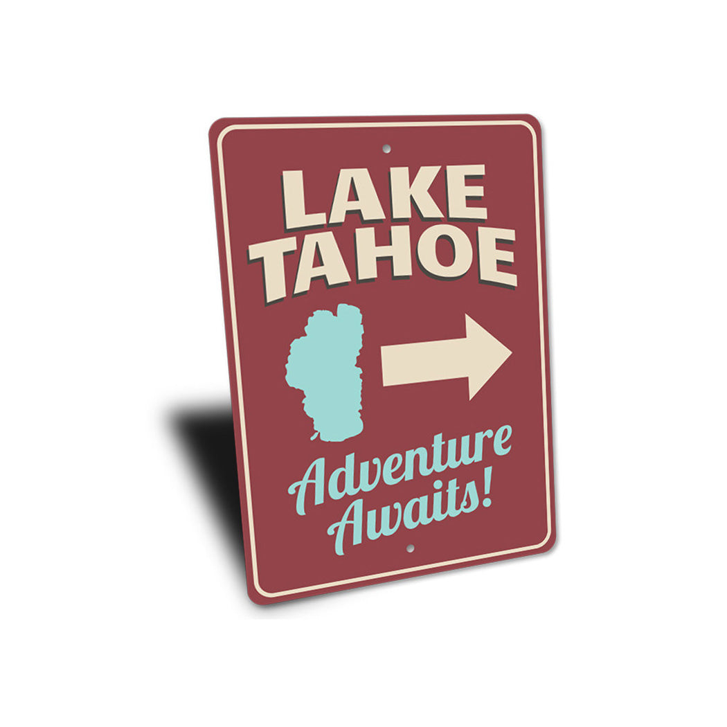 Lake Tahoe Arrow Sign