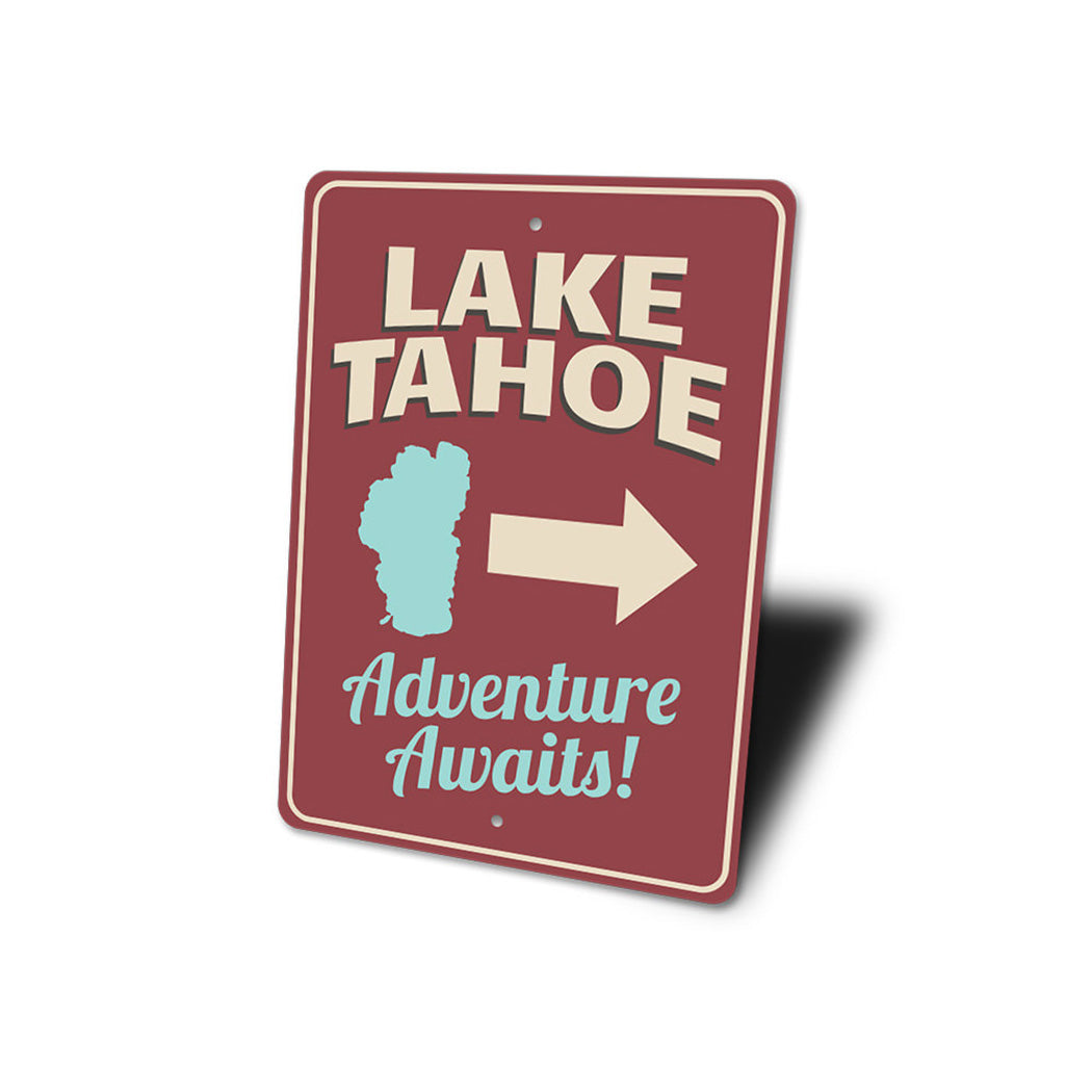 Lake Tahoe Arrow Sign