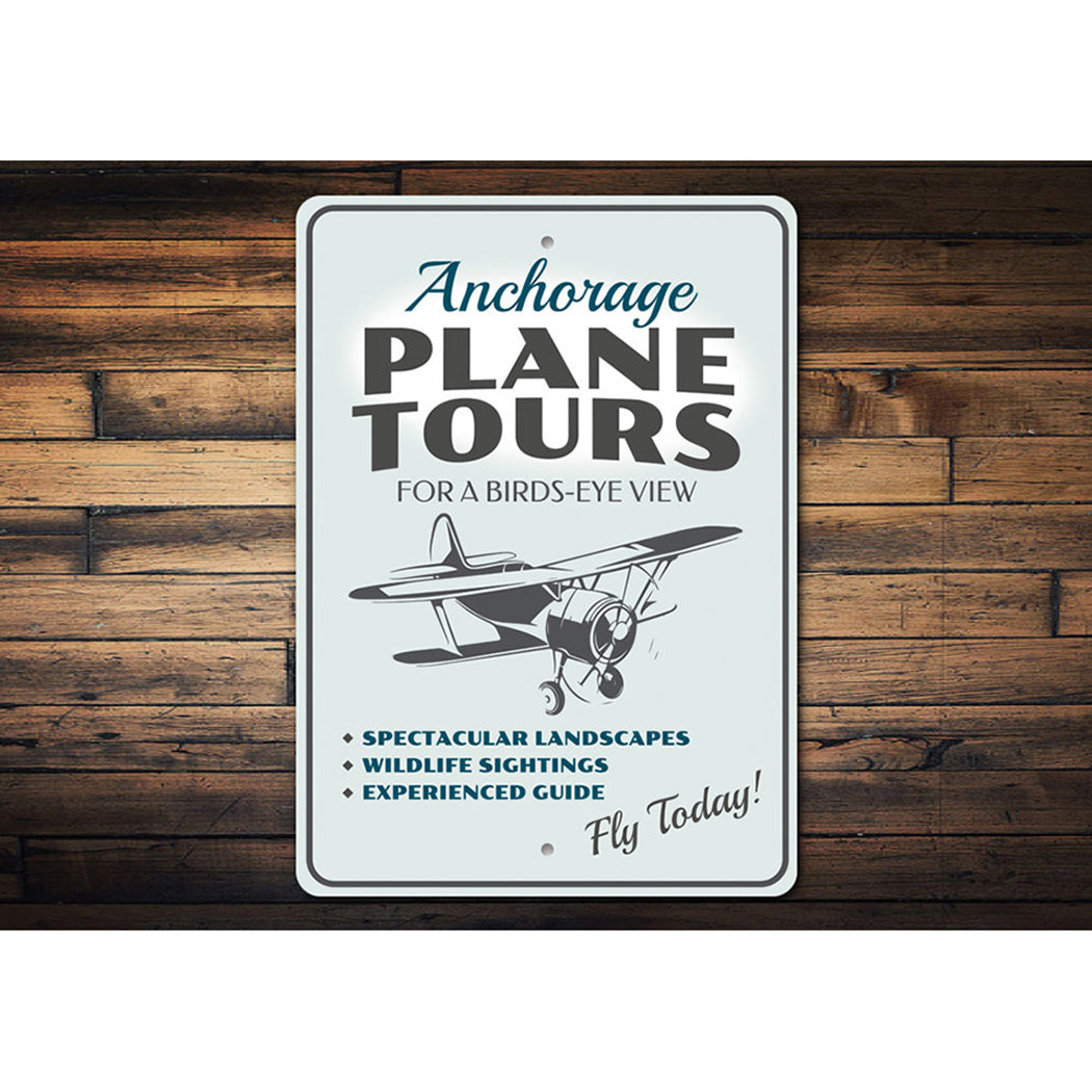 Plane Tours Plane Ride Sign