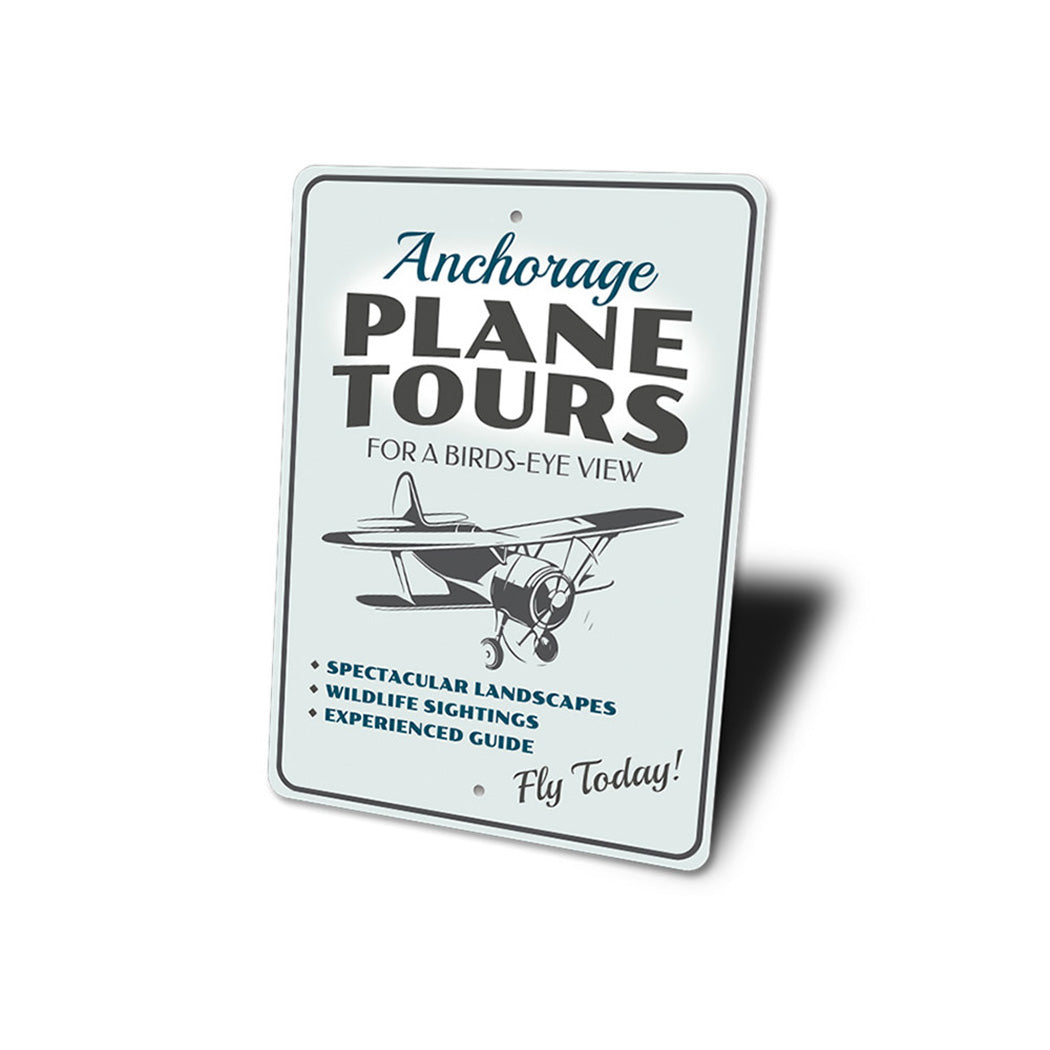 Plane Tours Plane Ride Sign