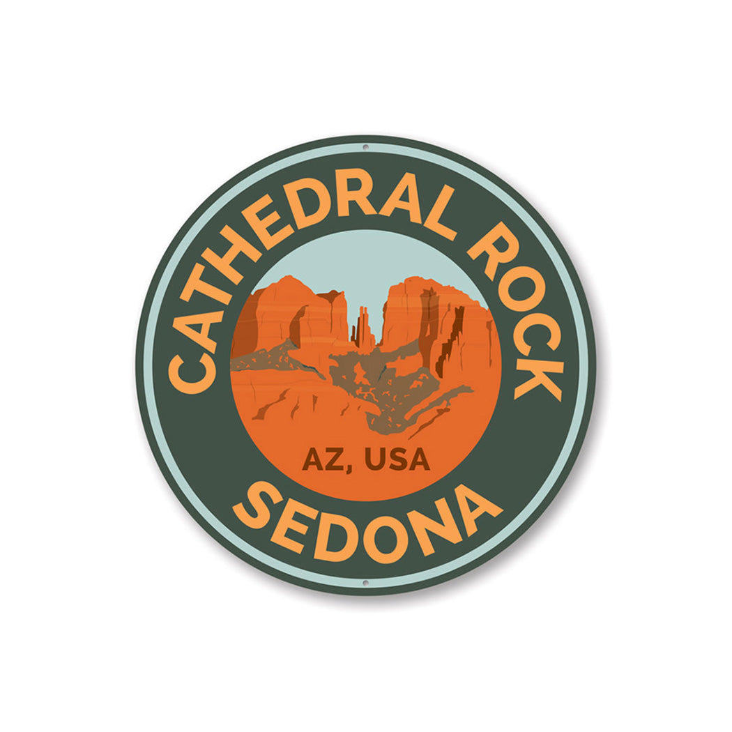 Cathedral Rock Trail Sign Aluminum Sign