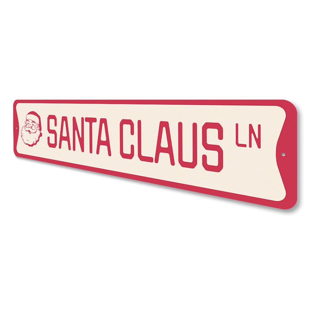 Santa Claus Lane Holiday Sign