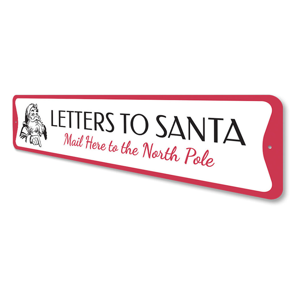 Letters to Santa Holiday Sign