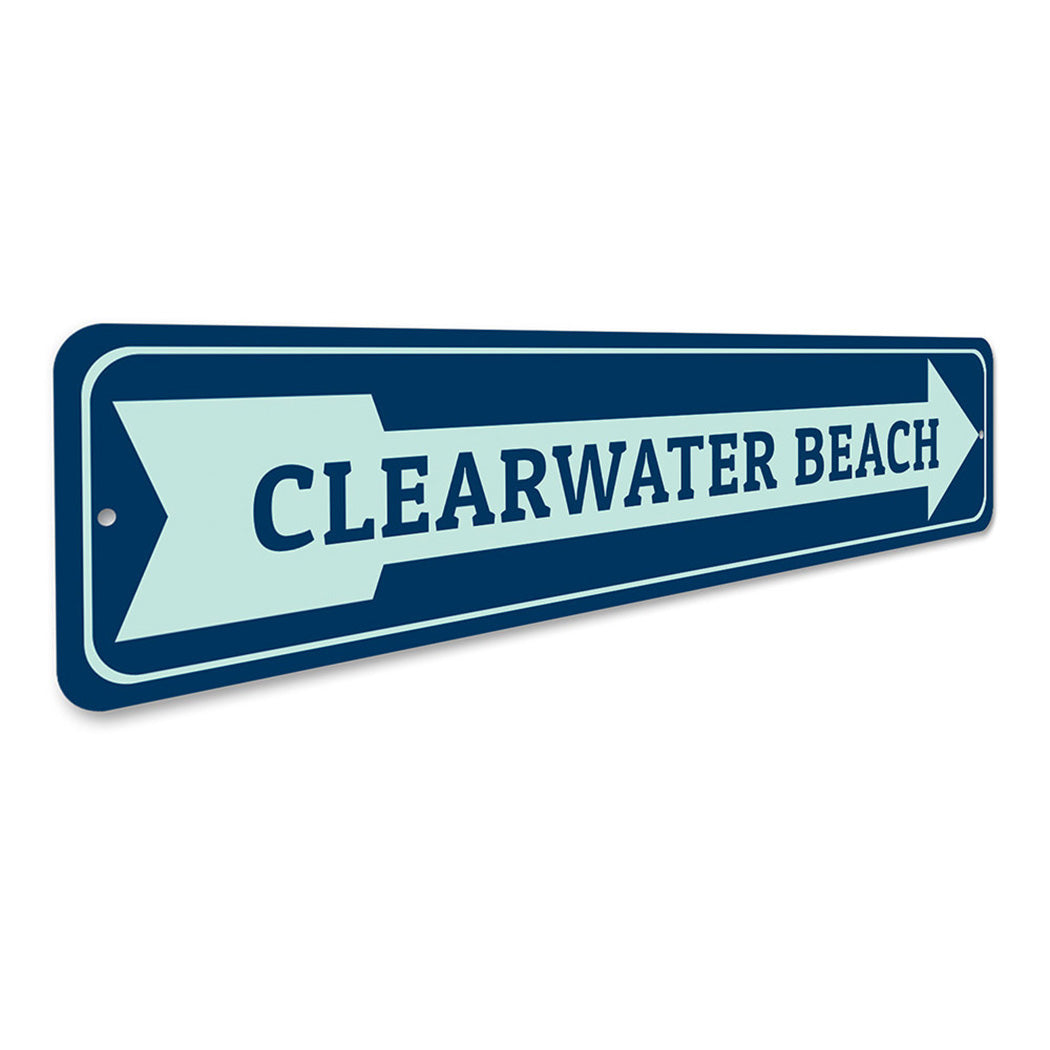 Beach Arrow Sign