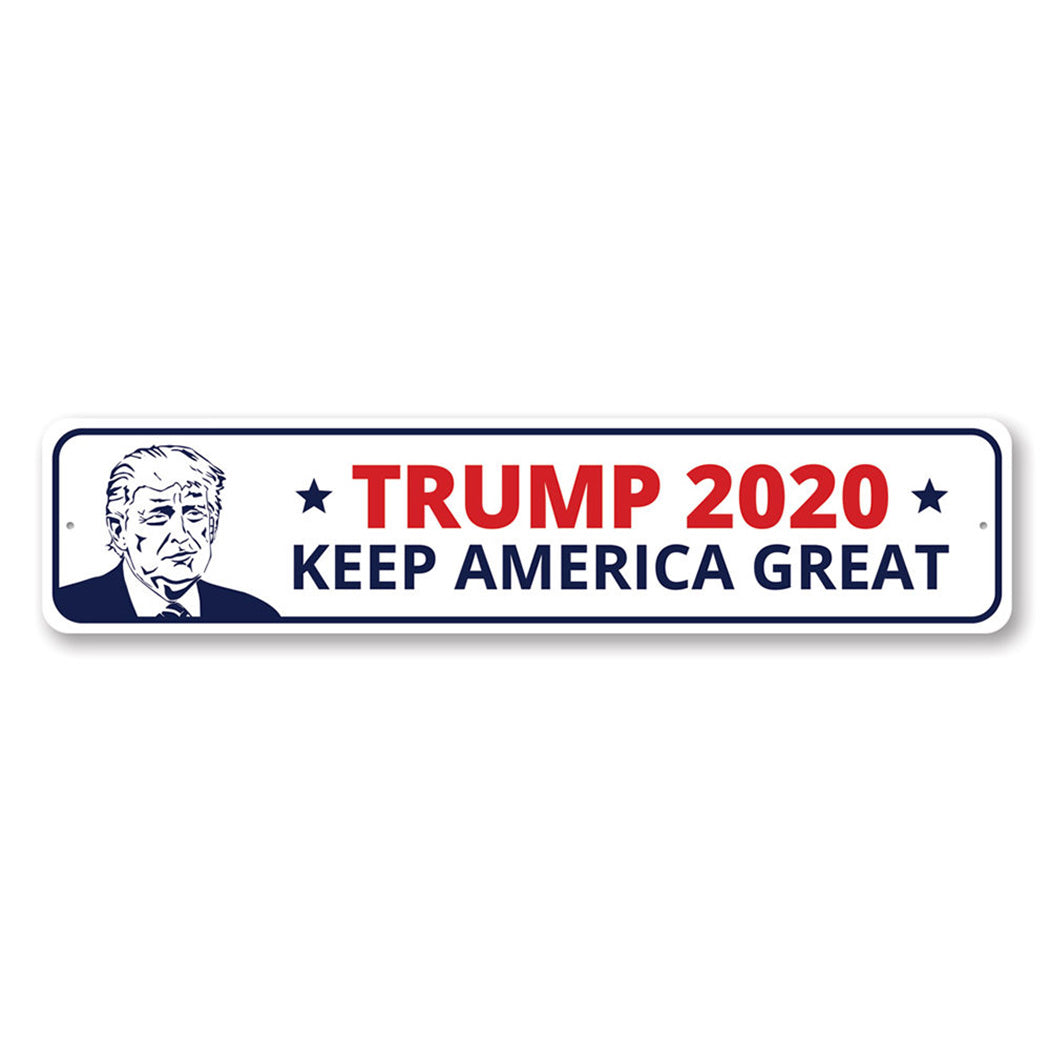 Trump 2024 Keep America Great Metal Sign