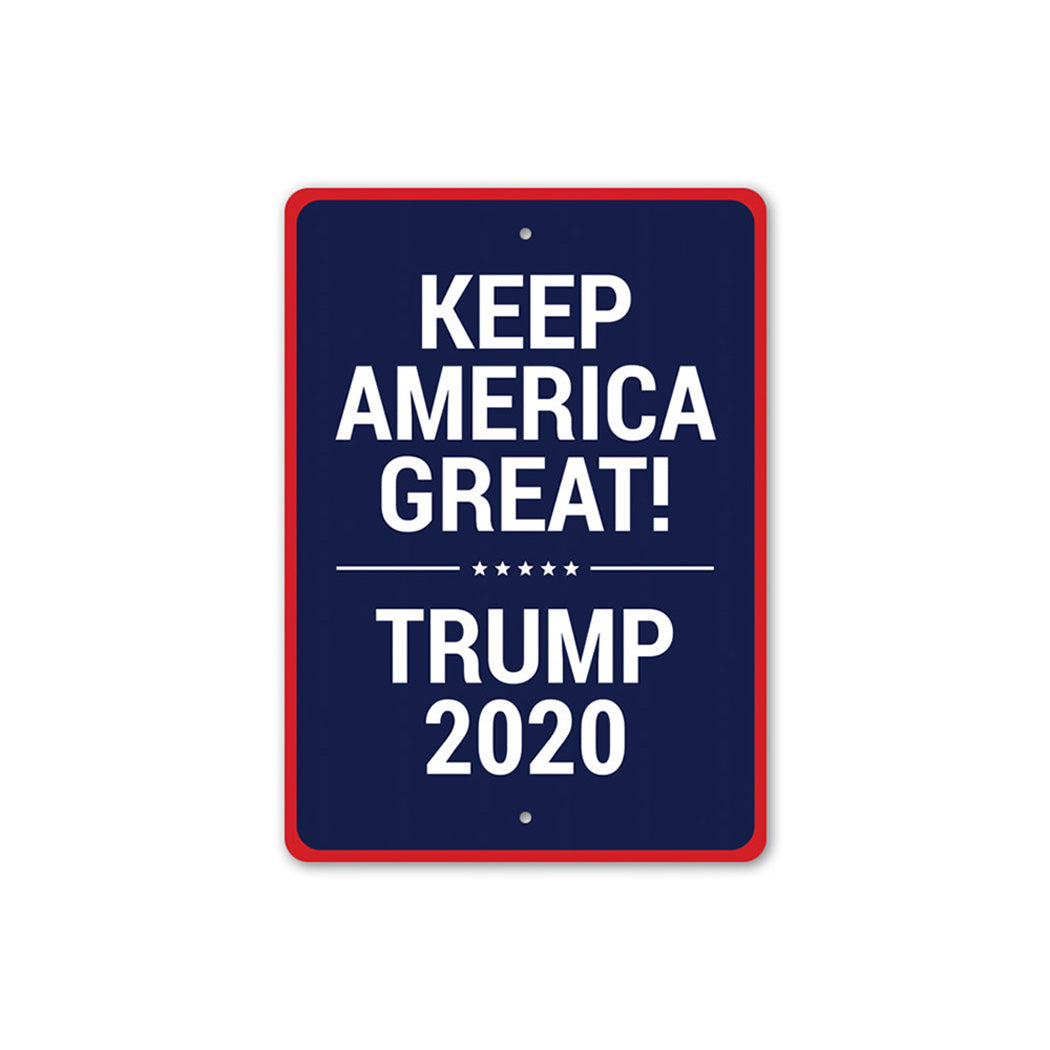 Trump Slogan Metal Sign