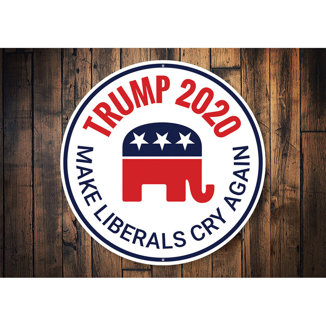 Trump 2020 Elephant Aluminum Sign