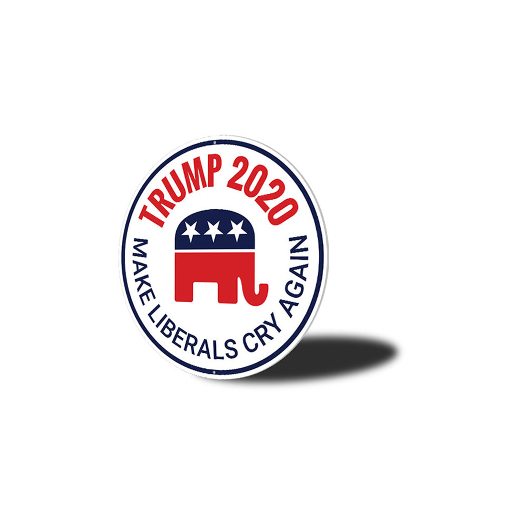Republican Trump Metal Sign