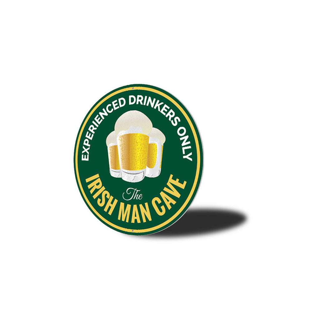 Irish Man Cave Beer Pub Metal Sign