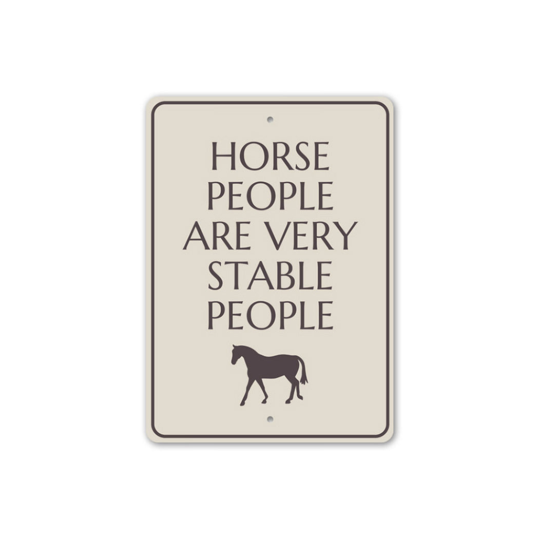 Funny Horse Stable Sign
