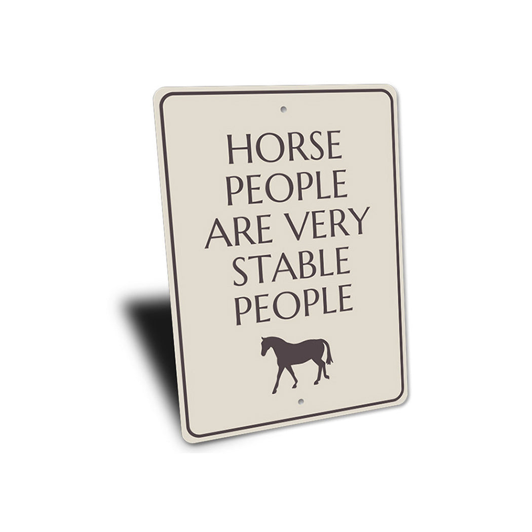 Funny Horse Stable Sign