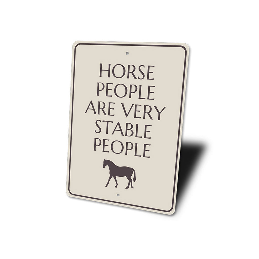 Funny Horse Stable Sign