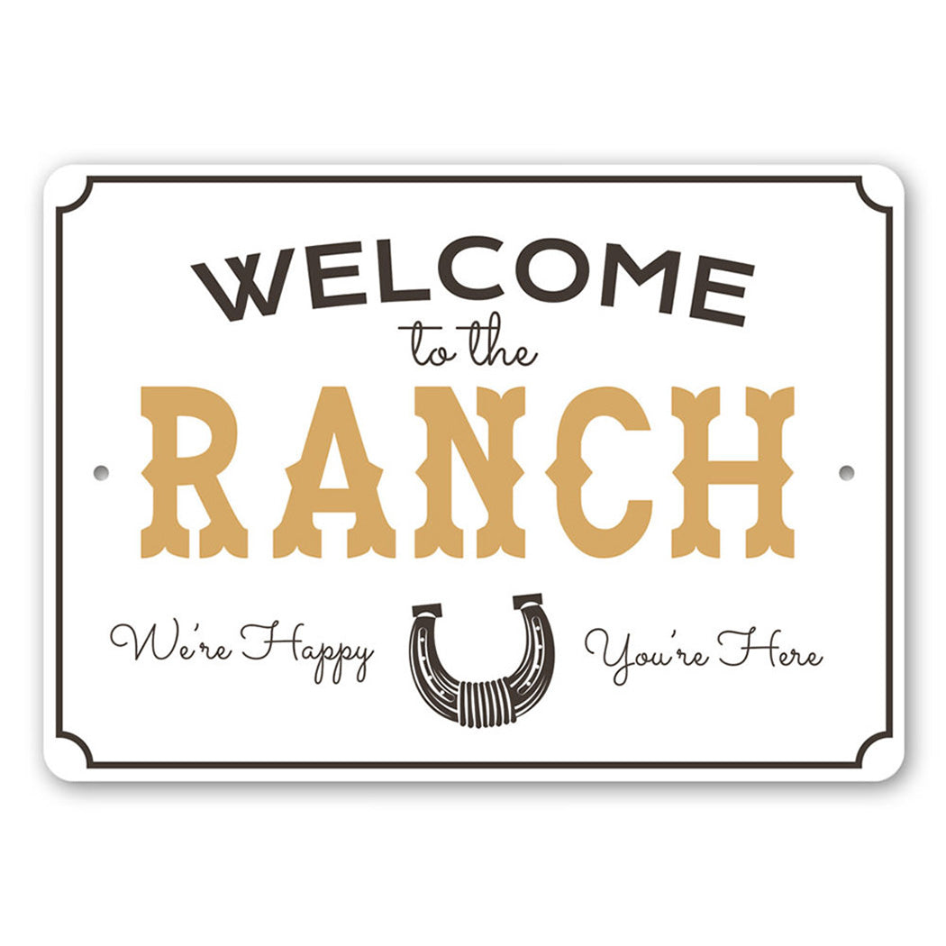 Ranch Welcome Sign