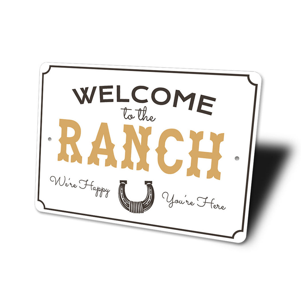 Ranch Welcome Sign
