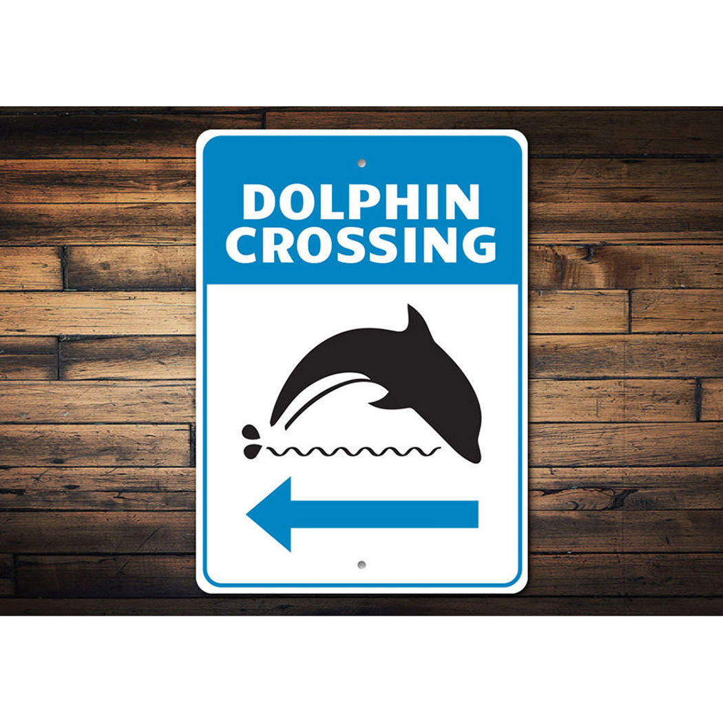 Dolphin Crossing Sign